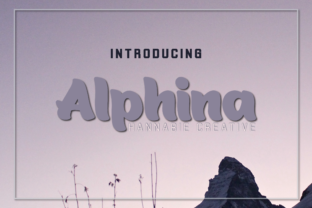 Alphina: A Display Font for the Creative Hands