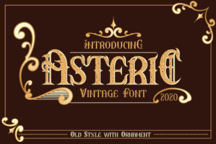 Asteric: The Retro Display Font for Modern Digital Design