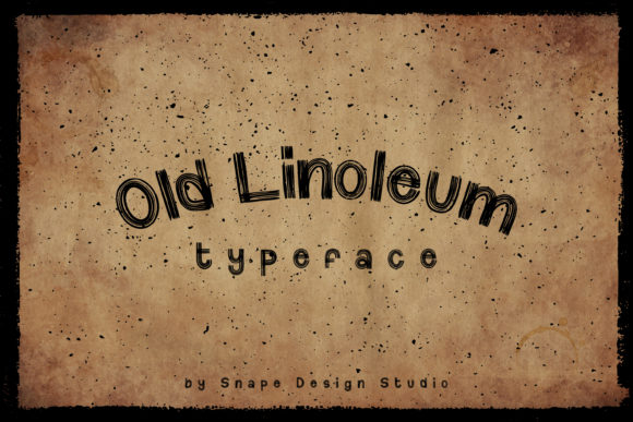 Building a Vintage Digital Mood with Old Linoleum Font