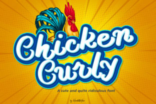 Chicken Curly: A Playful Font for Delightful Branding