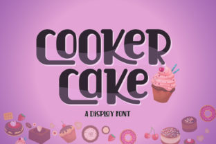 Cooker Cake: A Display Font for Creative Hands-On Projects