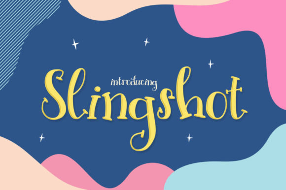 Crafting Charm: The Slingshot Font in Your Maker Shop