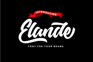 Elande: A Friendly Display Font for Editorial Projects
