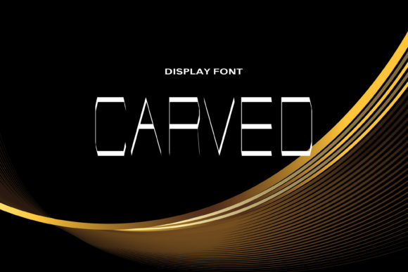 Elevating Digital Brands with the Carved Display Font
