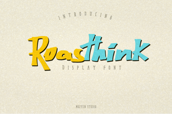 Exploring Roasthink: A Designer’s Take on This Urban Display Font
