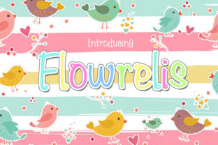 Flowrelis: A Playful Handwritten Font for Editorial Joy