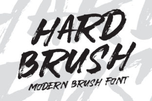 Hardbrush: The Editorial Font for Authentic Design