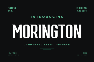 Morington: A Display Font Built for Digital Elegance