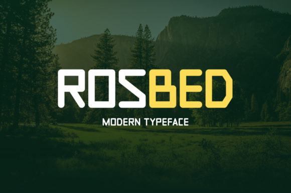Rosbed: A Modern Display Font for Building Your Brand Story