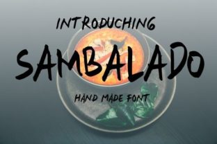 Sambalado: A Stylish Display Font for Modern Branding