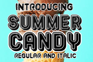 Summer Candy: A Craft-Friendly Font Duo for Personalized Products
