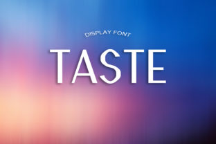 Taste: A Display Font That Turns Branding Into an Experience