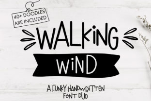 Walking Wind: A Playful Display Font for Campaign Design