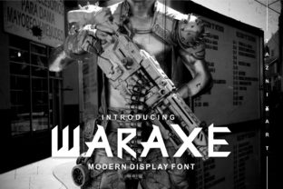 Waraxe: A Display Font for Bold Branding Projects